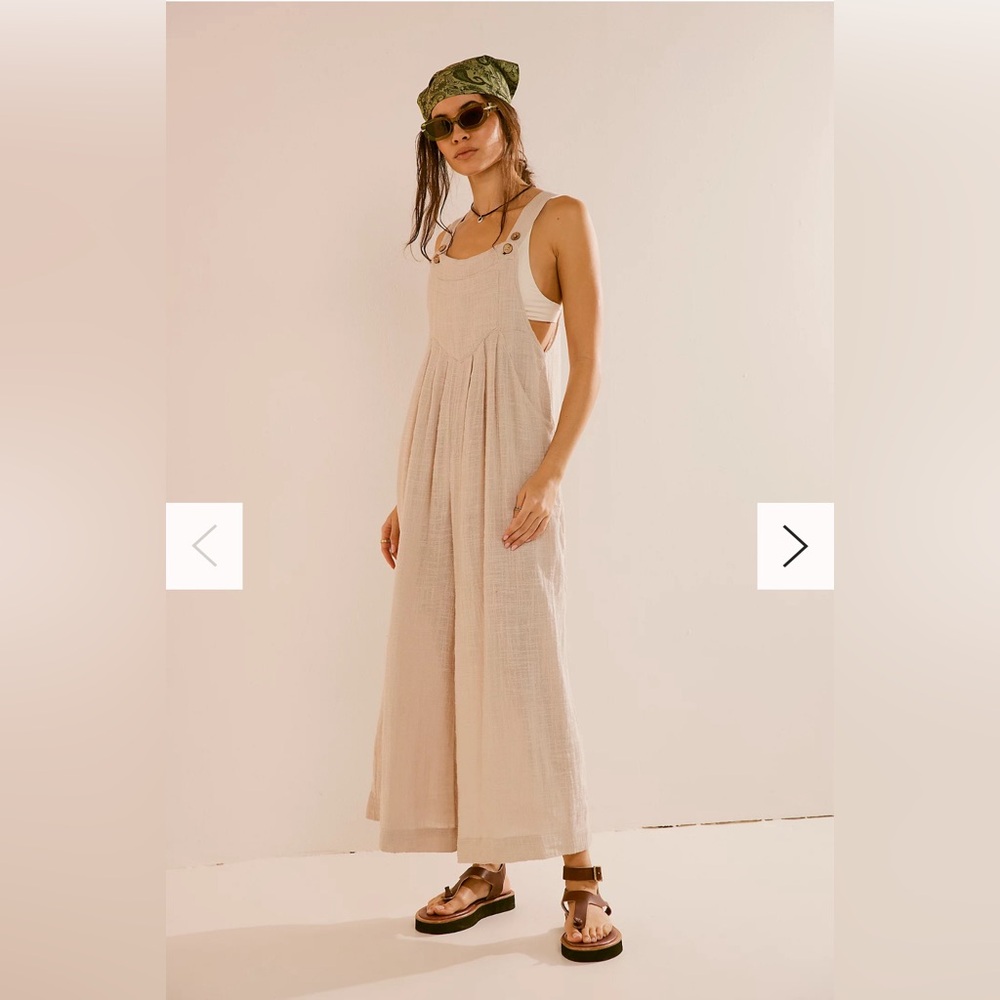 Free People Sun Drenched Overalls